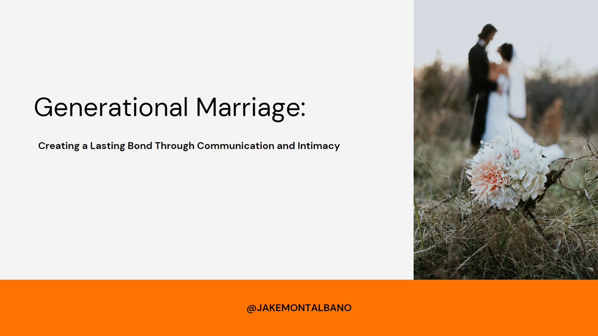 JakeMontalbano's tweet photo. I've created and taught courses for 15 years as a teacher.

None of them will have the impact this one will.

Marriage is the foundation of family.

Do it right, you can change the course of your family for generations.

If you want that for your family, click the link in my bio. https://t.co/rYaKdlu83c