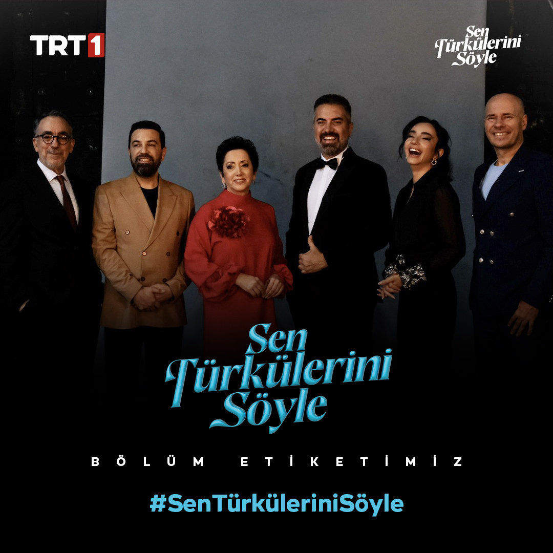 trt1's tweet photo. Bu akşam #SenTürküleriniSöyle etiketi ile yorum ve görüşlerinizi bekliyoruz!   ✍🏼
@turkulersoyle 3. sezon ilk bölümüyle saat 20.00’de TRT 1 ekranlarında! https://t.co/yQTquyKQAp
