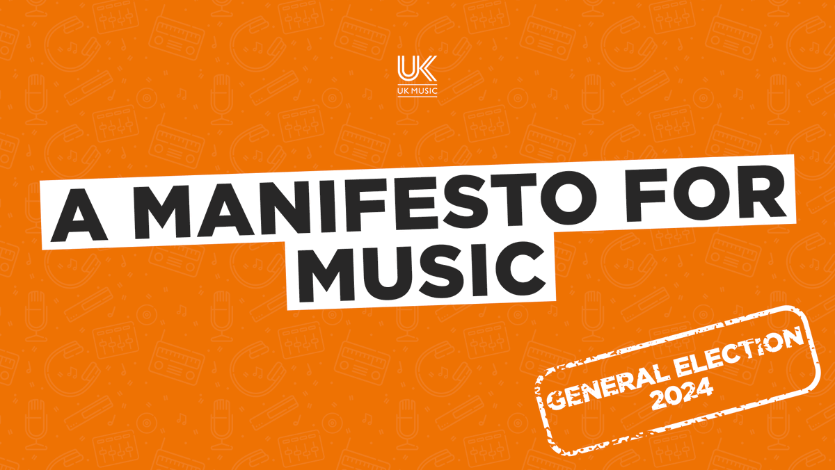 UK Music is urging party leaders to put music at the heart of their #GeneralElection plans - with a commitment to develop a “world-leading music strategy” to support jobs and growth. Discover more: ow.ly/NCaj50S1Wtr #MusicStrategy #MusicIndustry #Election2024 #UKElection