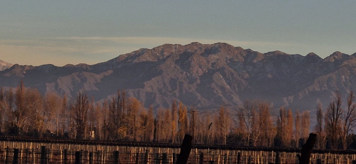 Un amanecer cualquiera en #Mendoza