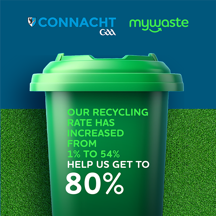 ♻️ We have made fantastic progress at the Connacht GAA COE in recycling but are looking to do even better! Please use the recycling bins for your waste the next time you are at the Centre! @MyWasteIreland