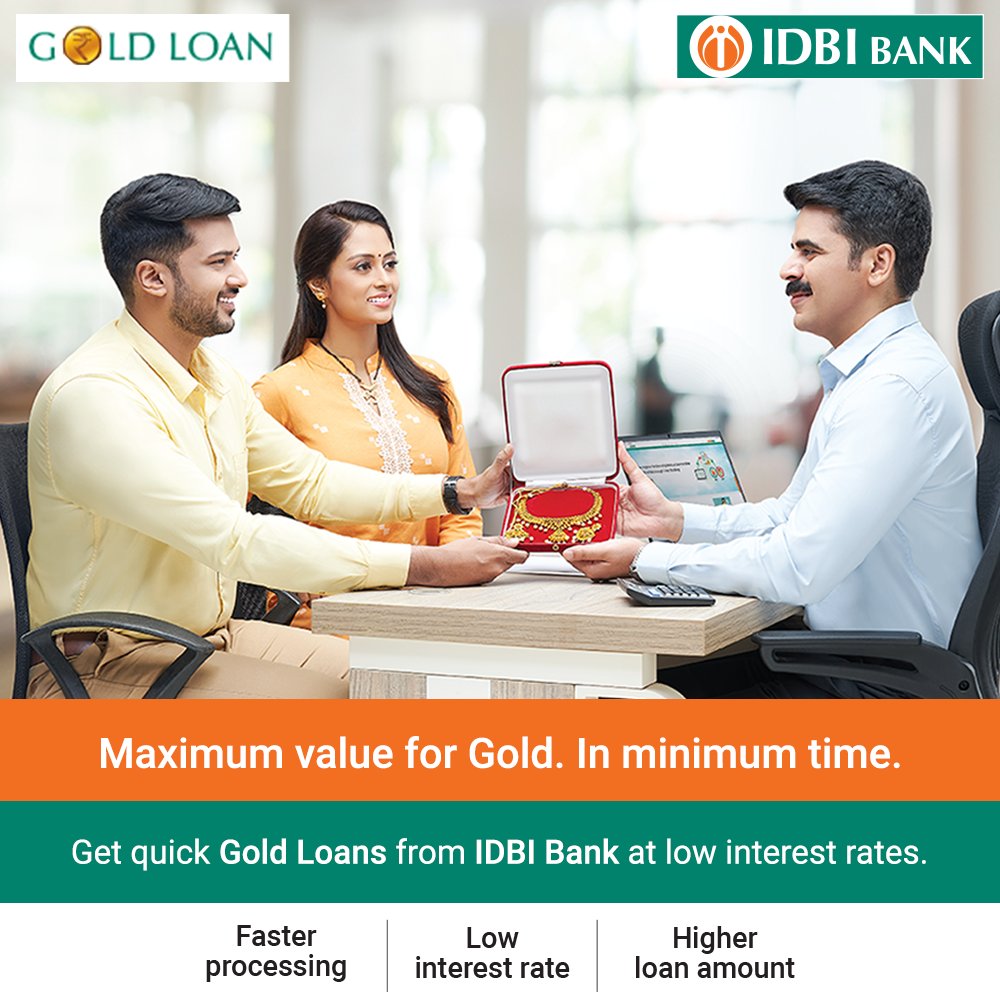 Avail quick and easy loans against your gold with IDBI Bank. To know more visit: idbibank.in/gold-loan.aspx #IDBIBank #GoldLoans