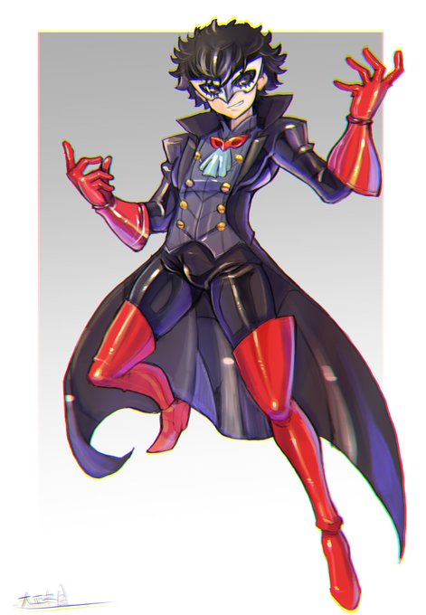 今日ふと、おしり探偵がやっていたので観てみたら、めっちゃツルツルの赤ラバーグローブ、ロングブーツ、黒いラバースーツのあれは…フェレットなのかなぁ…?のめっちゃフェチのキャラクター出ててびっくりした。あれは性癖、フェチに目覚めてしまう。
もっとシンプルだったけどこんなイメージ。 