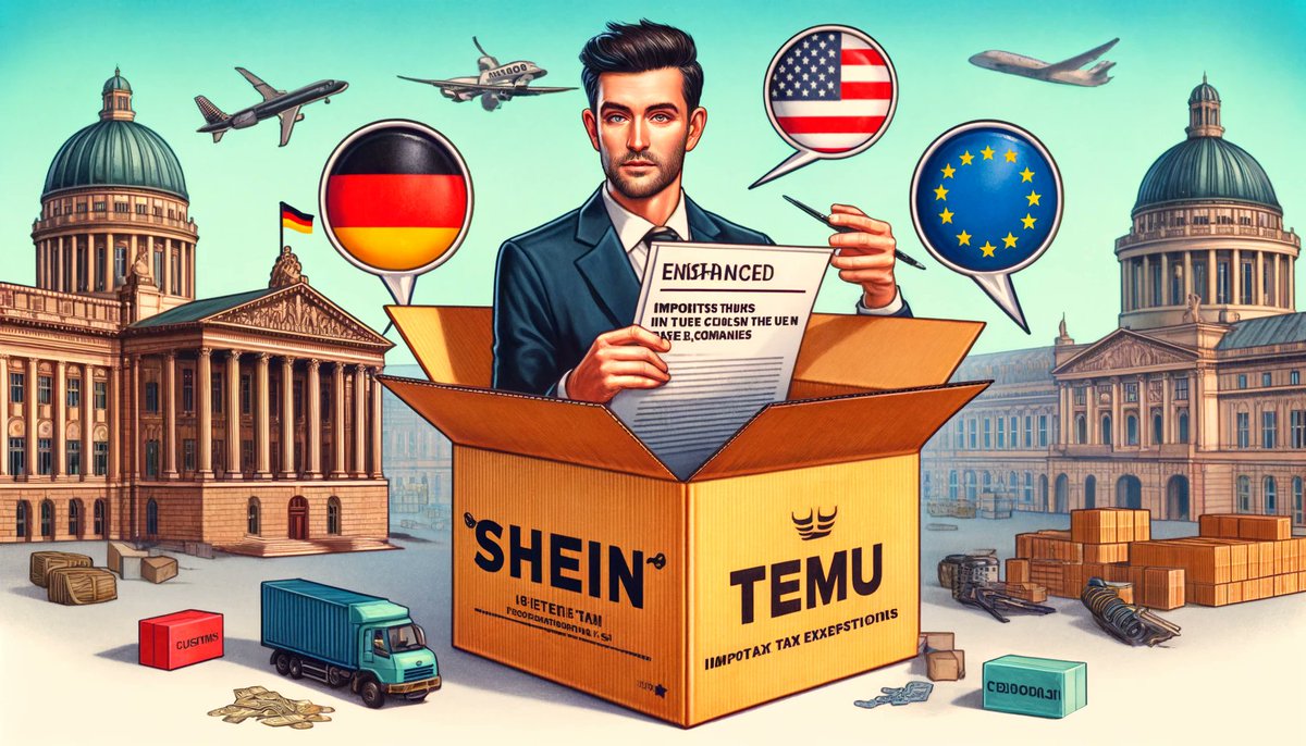 🌍 Los críticos de #Shein y #Temu en EE.UU han señalado que estas empresas utilizan exenciones fiscales a la importación para ganar ventaja sobre sus competidores y eludir las inspecciones aduaneras de sus productos. Ahora, Alemania también se ha unido a esta preocupación.