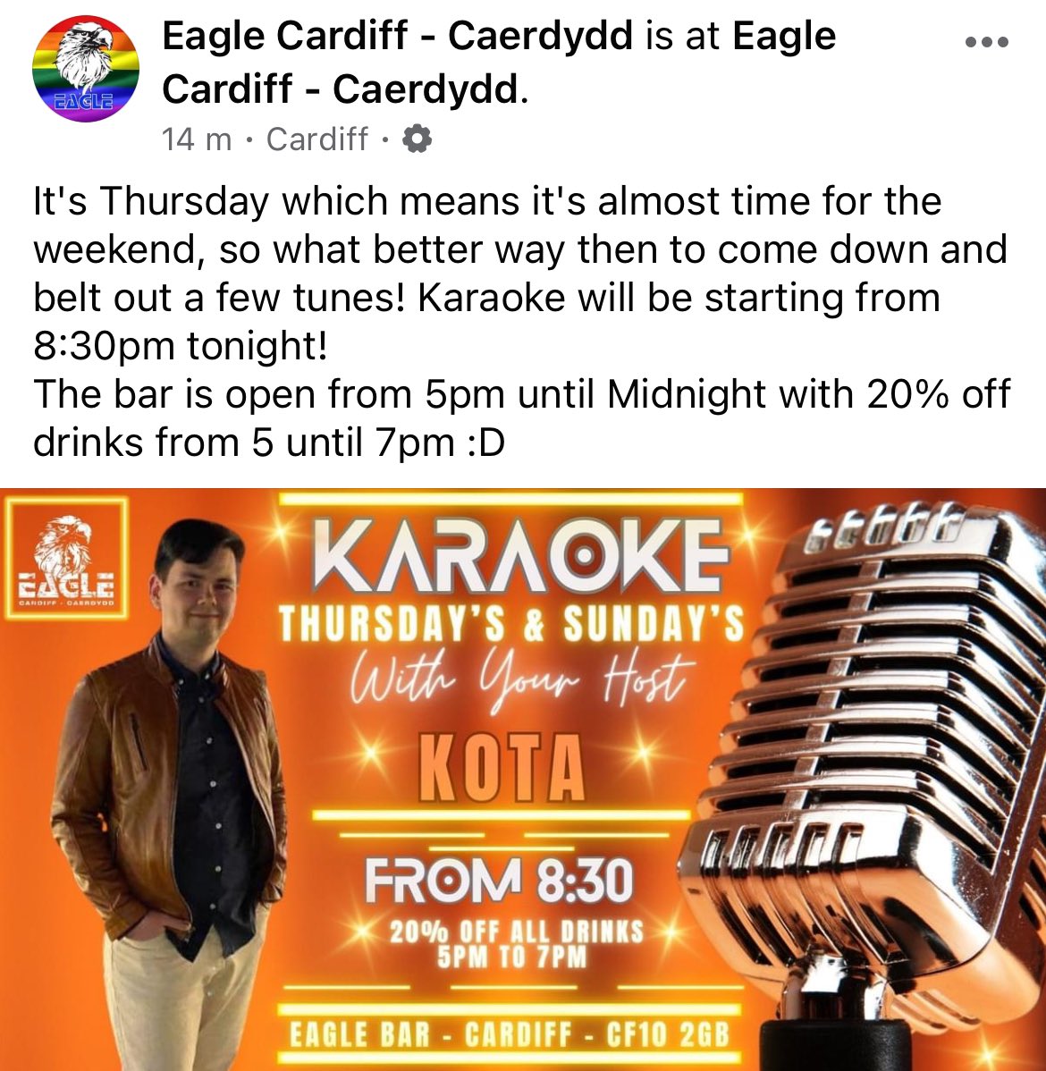 Eagle Cardiff tweet media