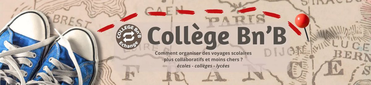 Échanges scolaires - CNR | Ouverture de la plateforme "Collège Bn'B" : imaginée par trois enseignantes du collège Thérèse Pierre de #Fougères, la plateforme propose des échanges scolaires moins chers pour les familles et plus riches pédagogiquement
👉Un projet financé par le CNR