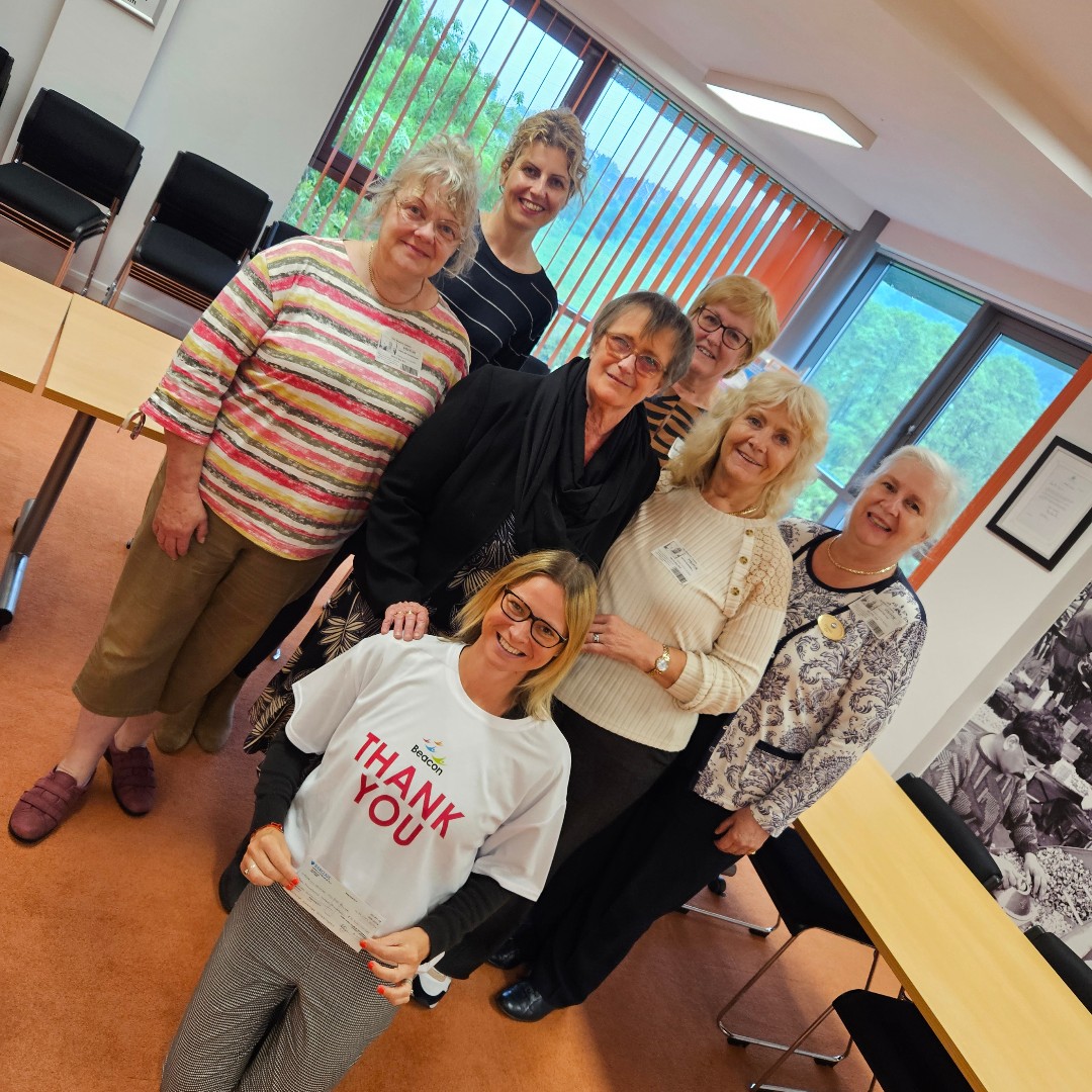 A heartfelt thank you to our incredible friends at the Inner Wheel Club of Tettenhall for their amazing fundraising efforts! Thanks to their generosity and dedication, they've raised an astounding £2300 for Beacon to help people live well with sight loss.👏