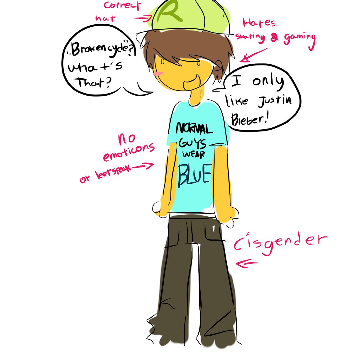 Hi regretevator fandom meet my OC Casper #regretevator