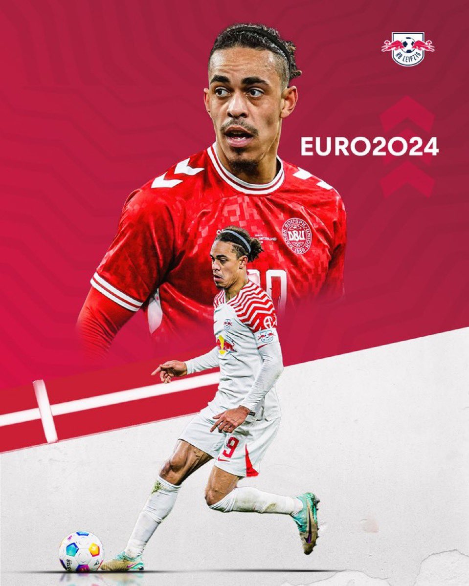 Yussuf Poulsen is in 🇩🇰 Denmark's European Championship squad for the @EURO2024 👏 @yussufyurary @dbulandshold #EURO2024