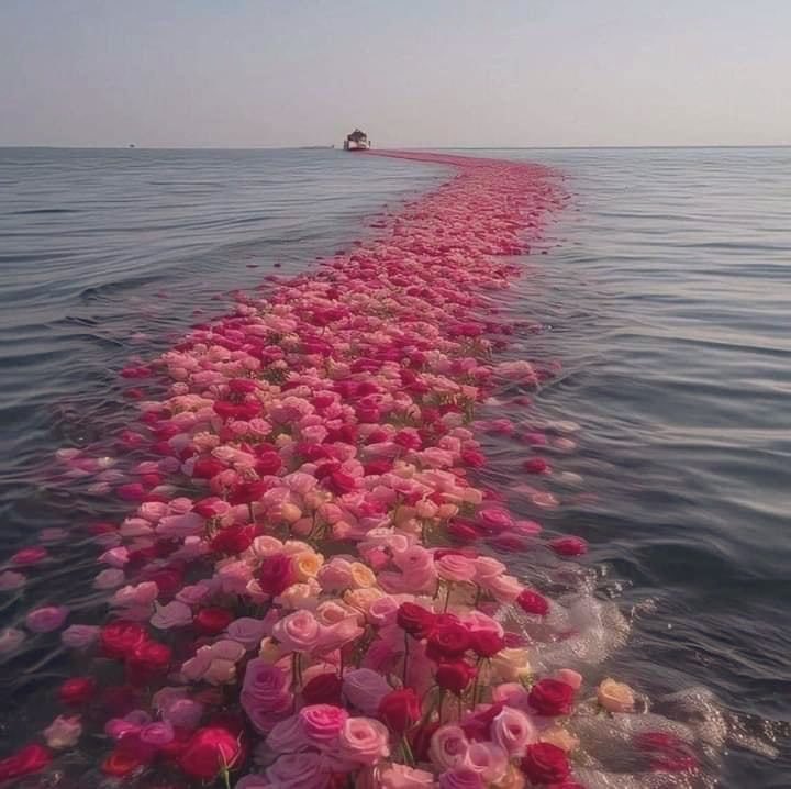 كأن أمي مرت من هنا .