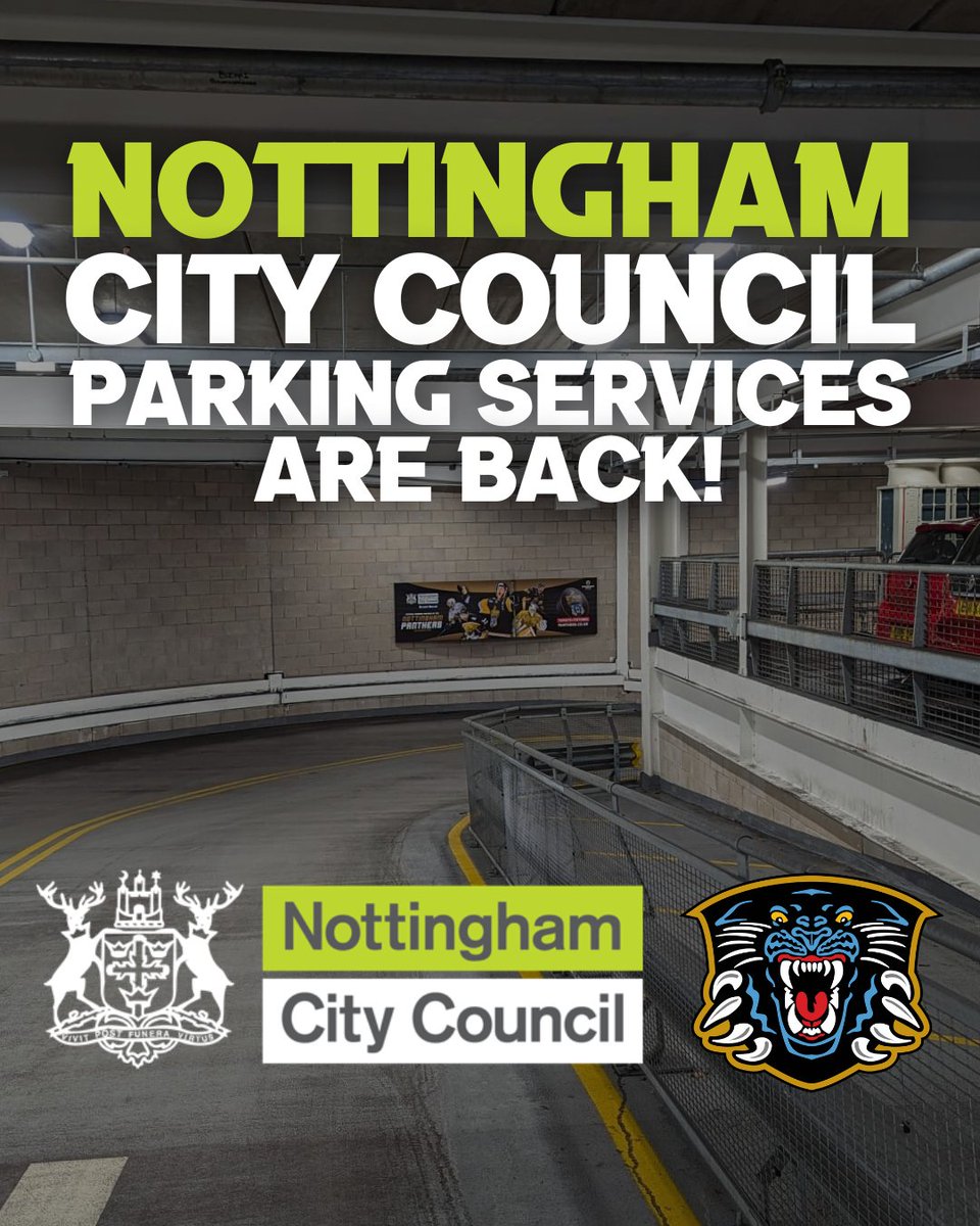 We are pleased to announce that our partnership with Nottingham City Council Parking Services will continue for the 2024-25 season! @MyNottingham will once again, be offering Panthers fans fantastic value with the Panthers Season Parking Pass!🅿️🚗 🗞️ panthers.co.uk/home/nottingha…