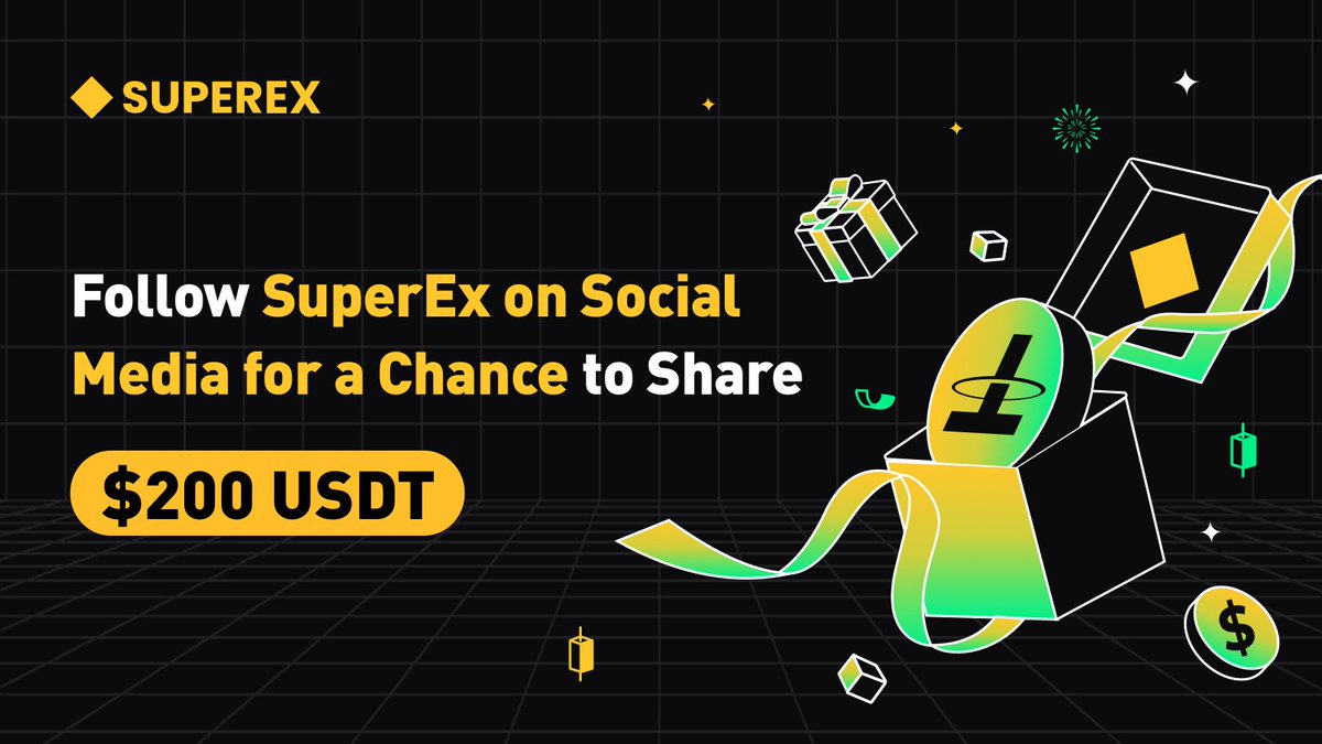 Follow SuperEx Social Media to win a $200 Prize Pool!

💰200 USDT to 40 lucky people.

1⃣Follow <a href="/SuperExet/">SuperEx</a> and <a href="/SCS_CHAIN/">SCS Chain</a> 
2⃣Like, Retweet, and Tag 3 friends
3⃣More Entries: gleam.io/competitions/D…

#Giveaway #giveawaytime #AirdropAlert