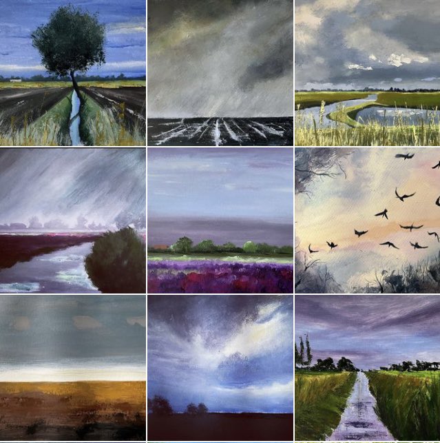 Two Lincolnshire fenland summer scenes, and a snapshot of my Instagram page.

Link in bio.

#LincsConnect