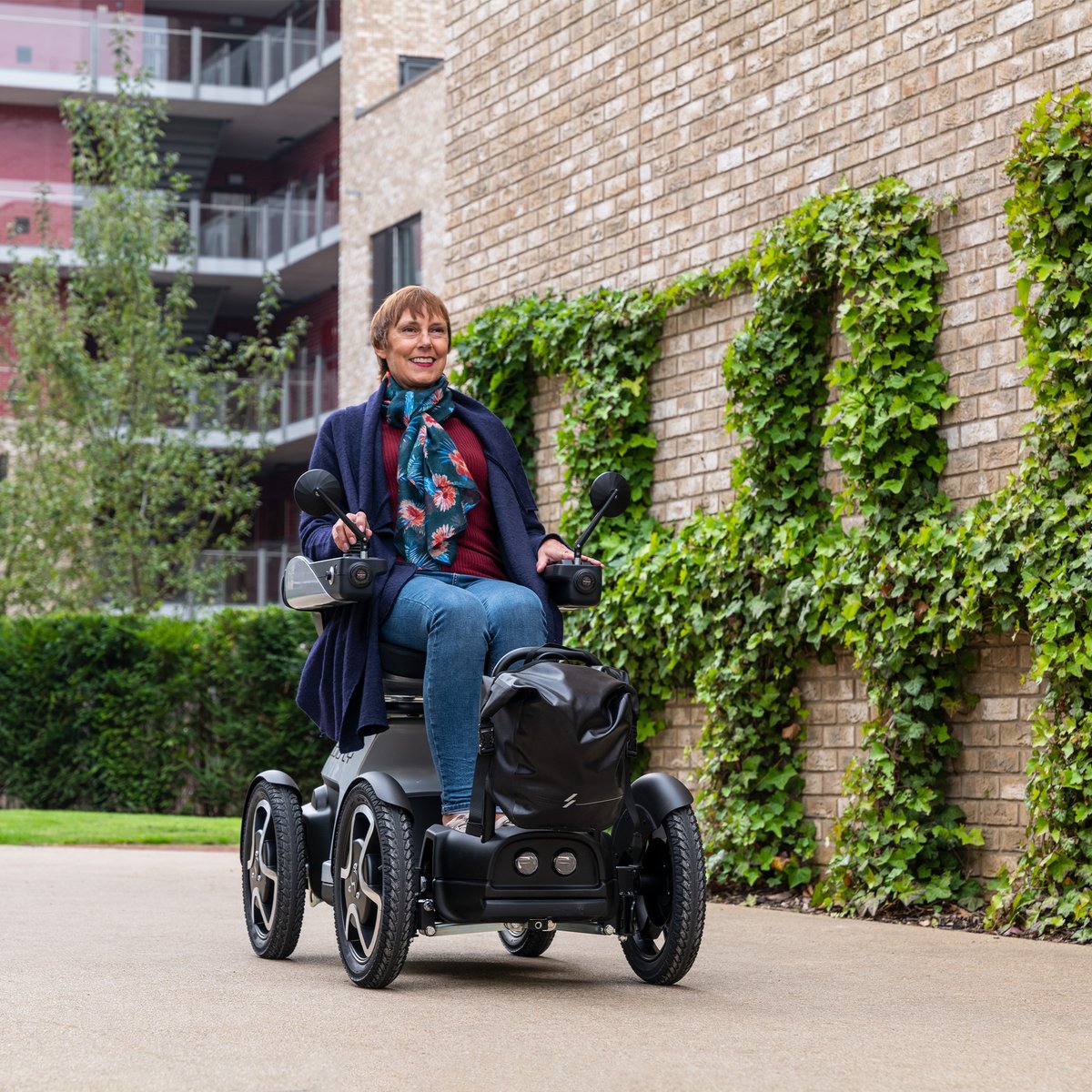 The award-winning Scoozy, available with monthly leasing packages from £189, including servicing and insurance.