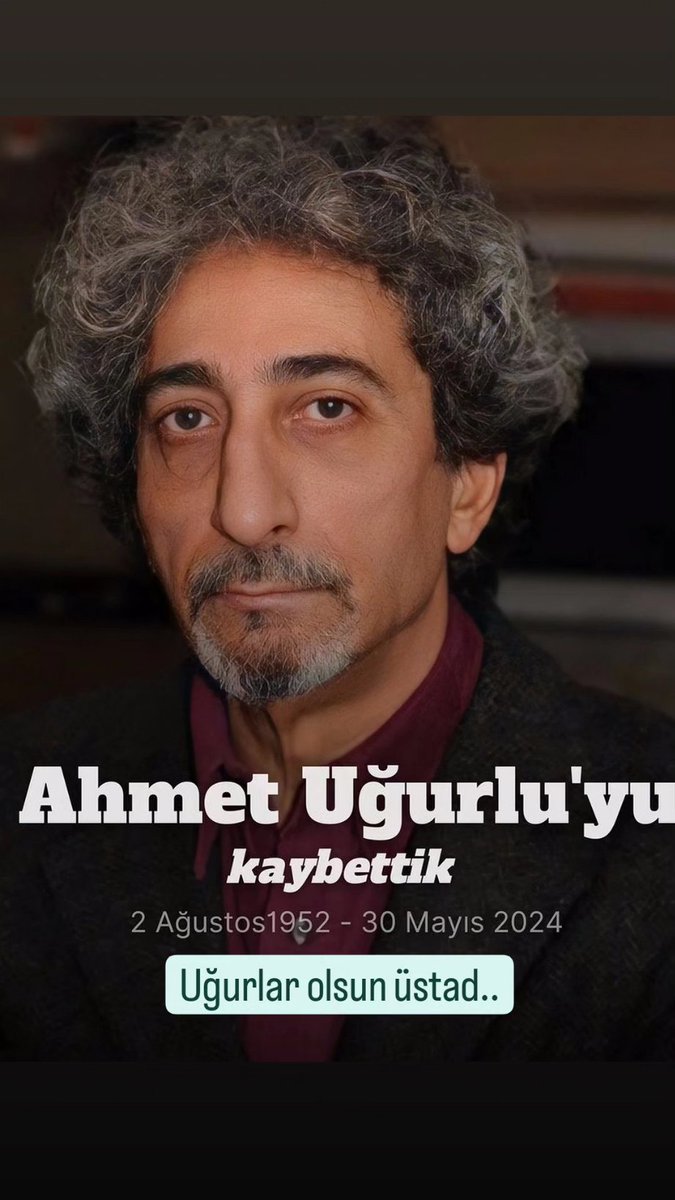 Uğurlar olsun üstad..