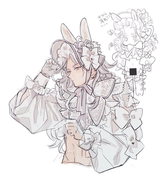 「long sleeves rabbit ears」 illustration images(Latest)