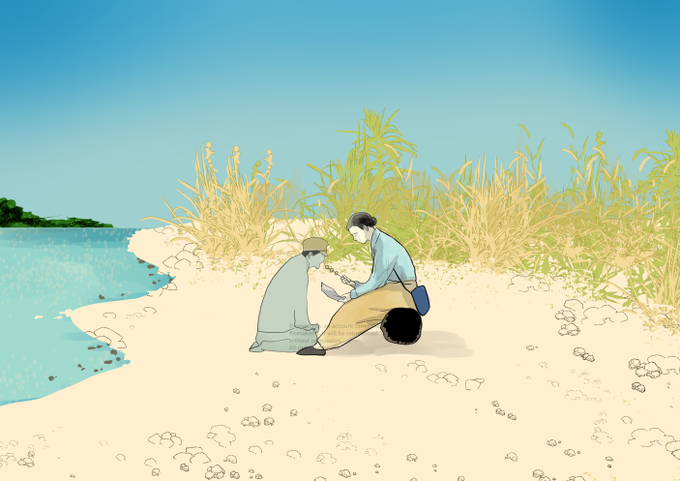 「beach pants」 illustration images(Latest)