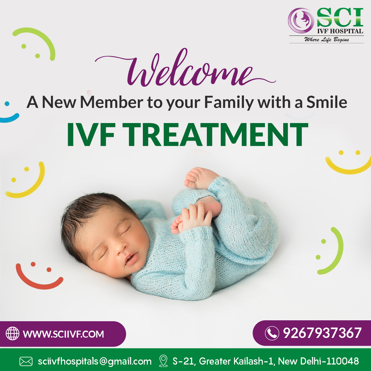 Struggling with Infertility? If you're facing challenges in growing your family, SCI IVF Hospital is here to help. With our expert care and advanced treatments, we can support you on your journey to parenthood. 💖 Book A Free IVF Consultation: sciivf.com/best-ivf-centr… #IVF