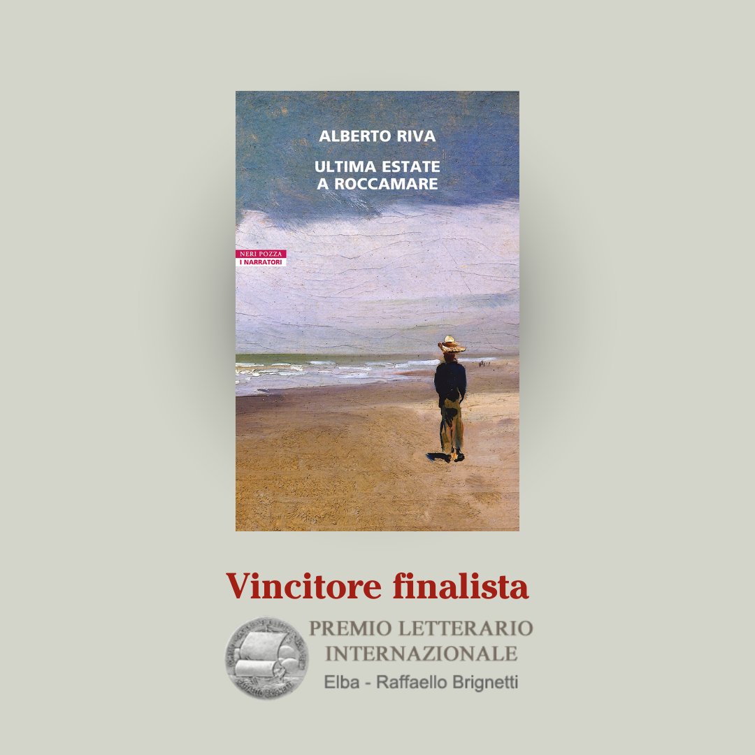 Siamo felici di annunciare che Ultima estate a Roccamare di Alberto Riva è vincitore finalista della 52° edizione del Premio Letterario Internazionale Isola D'Elba-Raffaello Brignetti.

La proclamazione del vincitore avverrà a Portoferraio sabato 7 settembre 2024.