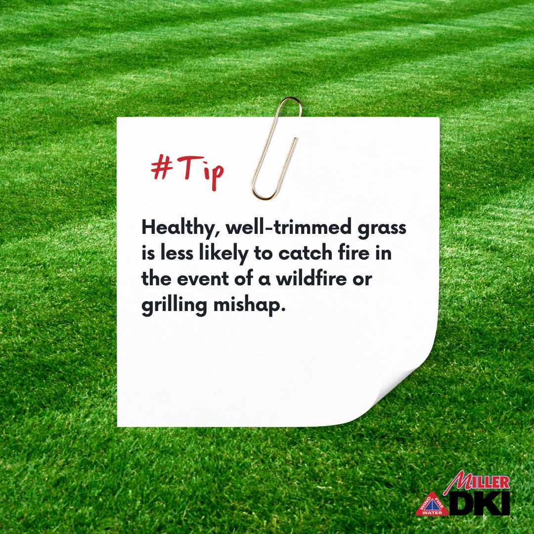 DKIMiller's tweet photo. #Tip: Good lawn and garden care helps protect your home! https://t.co/klw4X7sope