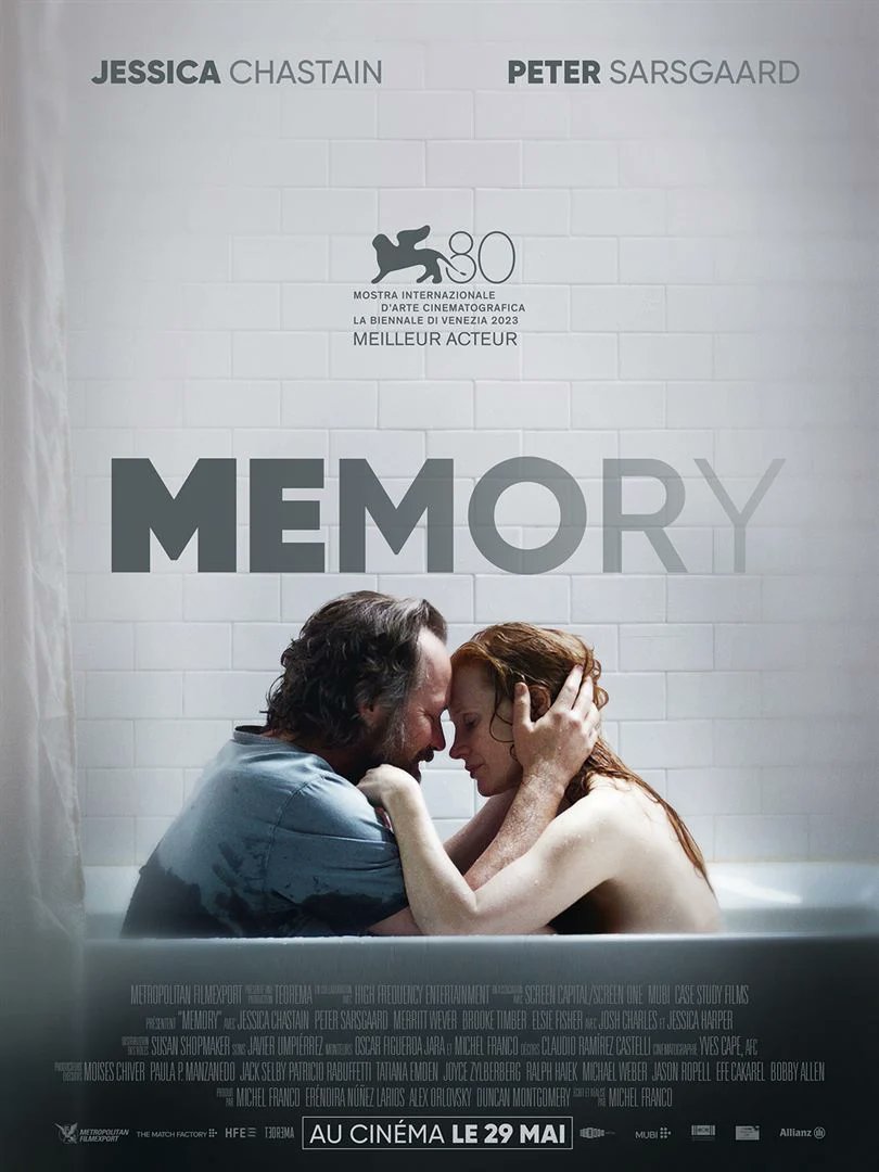 Voici les deux films sortis en mai (français et étranger) qui ont reçu le plus de votes des membres du @MediaCineClub #Memory de Michel Franco #LeDeuxièmeActe de @oizo3000 @panciutello @Metropolitan_Fr