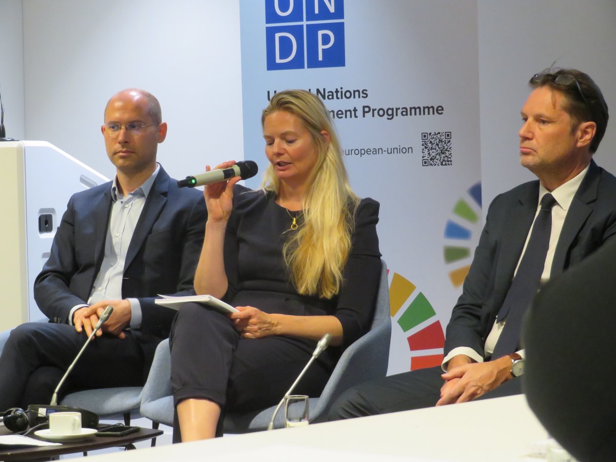 A glimpse from Brussels where @UNDP and @DanishMFA launched the #GreeningTheFuture project. 

From local action to regional impact, we're driving a greener, inclusive economy in #Georgia and #Moldova.

🇺🇳🇩🇰 Learn more: go.undp.org/Z2a