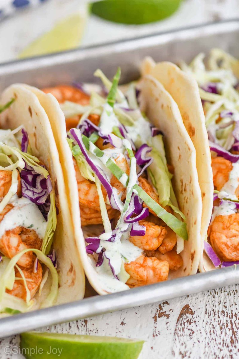 Eat Shrimp Tacos - burn fat Shrimp is 90% protein. -8 oz seasoned shrimp -purple cabbage -storebought fruit salsa -2 low carb tortillas -Aioli blend of 1 serving greek yogurt, cilantro, lime and water 500 calories, 75g protein You could eat this 3x per day and lose weight.