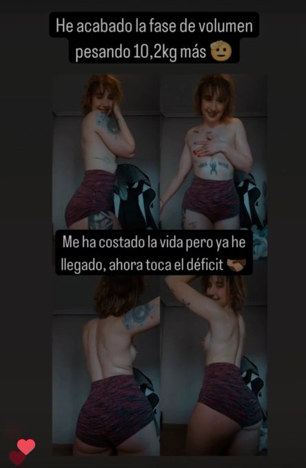 48 d&iacute;as despu&eacute;s de acabar el volumen y 18 d&iacute;as despu&eacute;s de empezar el d&eacute;ficit. 👌🏼  Me voy a comer la OCR