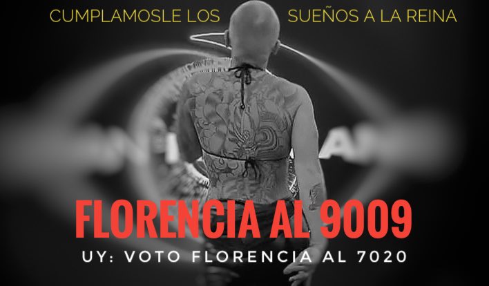 Es hoy, es hoy… 

Furia: “Soñé que se iba mi copia” 🌸🔥

FLORENCIA AL 9009 
#GranFuria