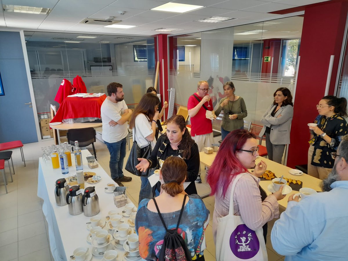 Momento de Encuentro después de la Asamblea Plataforma Voluntariado Burgos