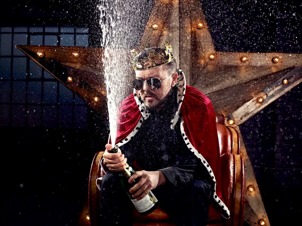 AfterLife_Fans's tweet image. Congratulations!
Ricky’s #Armageddon stand up special reaches 65 million views, overtaking #SuperNature and #Humanity. The tour broke box office records all over the world and netted him $32 million. It then went straight to number 1 on Netflix and won a Golden Globe.