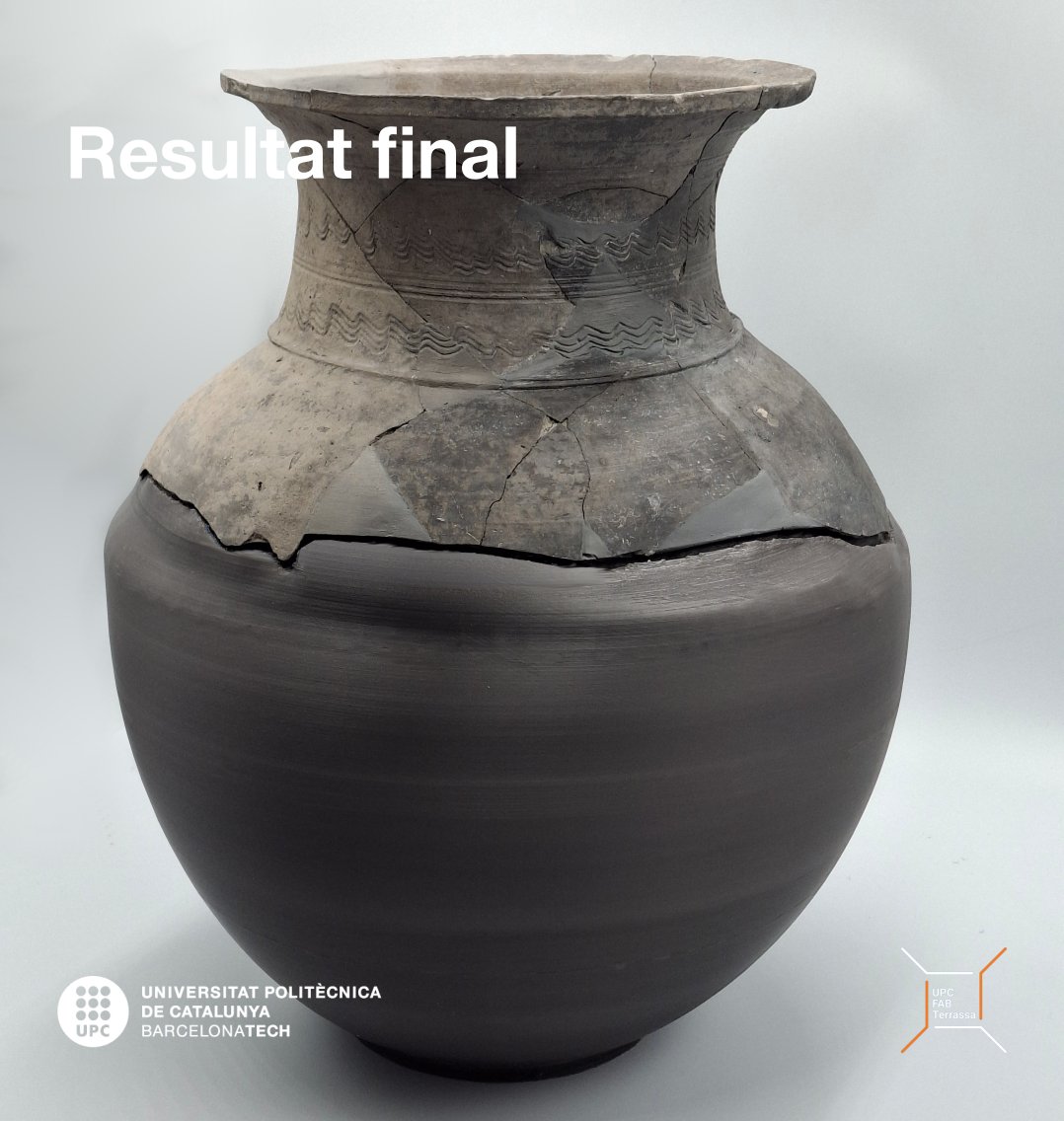 UPC FAB Terrassa (@upcfabterrassa) on Twitter photo Estem orgullosos dels resultats de l'últim projecte realitzat per l'<a href="/escrbcc/">ESCRBCC</a>, amb l'alumne Jaume Bel, de disseny i fabricació d'un complement per una gerra del s-VI-IV a.c, sense cos ni peu. Estem orgullosos dels resultats de l'últim projecte realitzat per l'<a href="/escrbcc/">ESCRBCC</a>, amb l'alumne Jaume Bel, de disseny i fabricació d'un complement per una gerra del s-VI-IV a.c, sense cos ni peu.