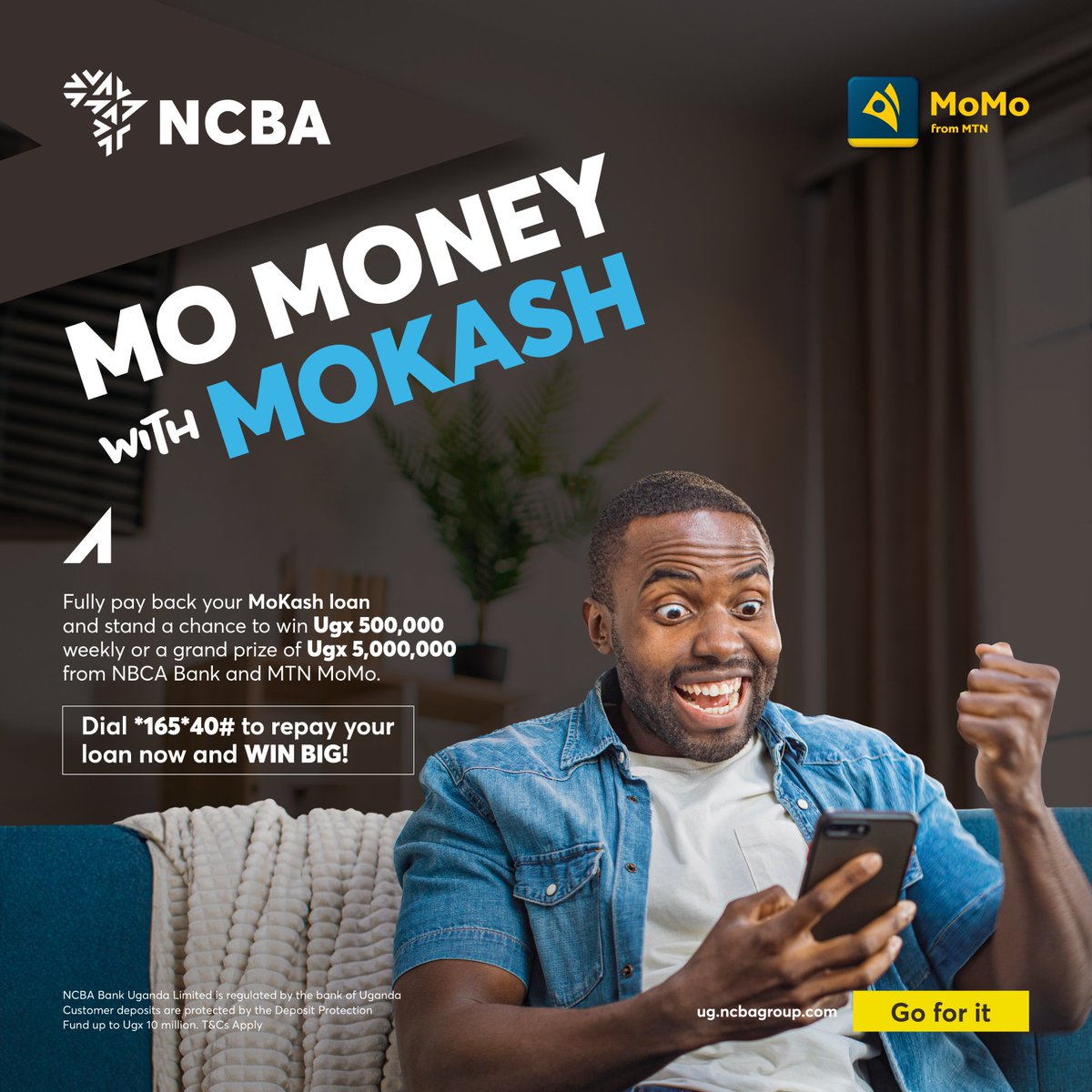 Repay, Relax, and Reap! Fully repay your MoKash loan and stand a chance to win big cash prizes. Join the fun today and make your money work for you. 🎉 #WinMoWithMoKash 
#goforit