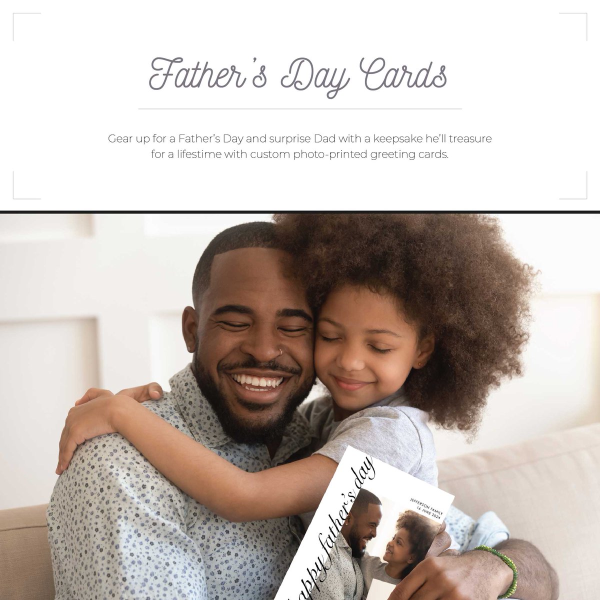 CameraKingston1's tweet photo. Father's Day Cards
Gear up for Father's Day and surprise Dad with a keepsake he'll treasure for a lifetime with custom photo-printed greeting cards.
#greetingcards #fathersday #card #custom #keepsake #memories #capturethemoment #family #lifestyle #personal #buynow #fotosource https://t.co/hDIyfrELde