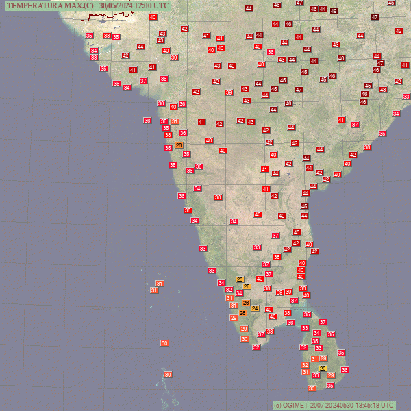 Record heat never leaves India, it just moves from East to West. Temperatures up to 49.2 today in Eastern India at Sidhi HOTTEST DAY EVER IN MADHYA PRADESH STATE. Record heat also in NEPAL 44.2 Nepalgunj, May record tied Danghadi,Janakpur and BHaiwara Tmins >30C,also May records