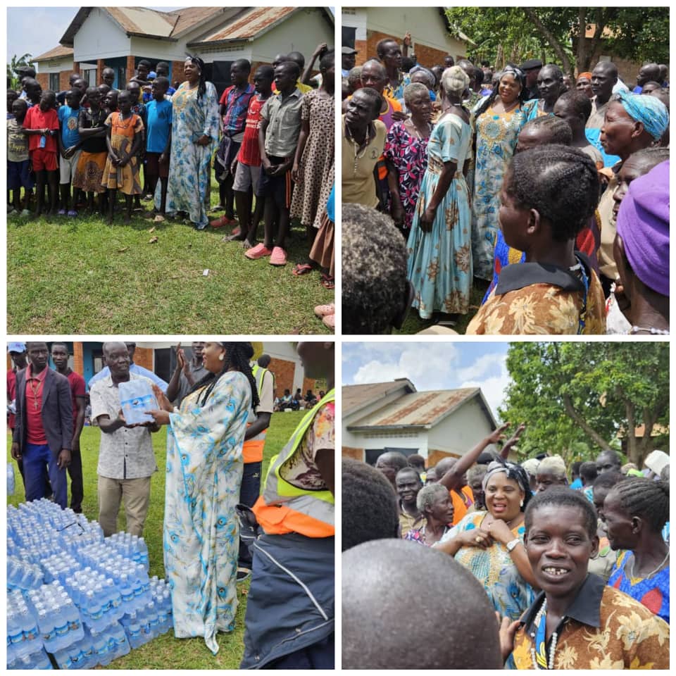 *MINISTER OF GENDER, LABOUR AND SOCIAL DEVELOPMENT HON. BETTY AMONGI APPLAUDS LIRA DIOCESE PILGRIMS FOR THEIR DEDICATION TO WALK HUNDREDS OF MILES, IN THE FOOTSTEPS OF MARTRYS.* Today, Minister Betty Amongi joined the pilgrims of Lira Diocese at Matugga, Bombo Road where over