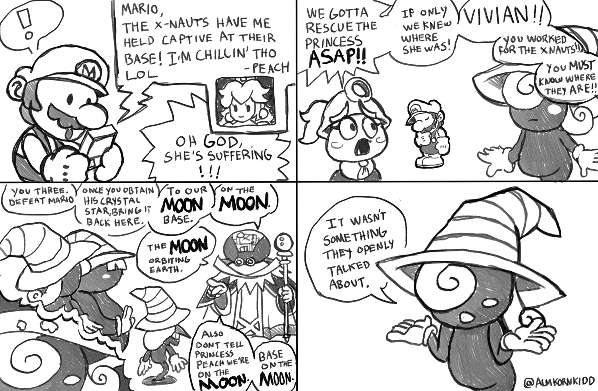TTYD Comic 01 - Moon Base Alpha 📰🌕#TTYD #PaperMario