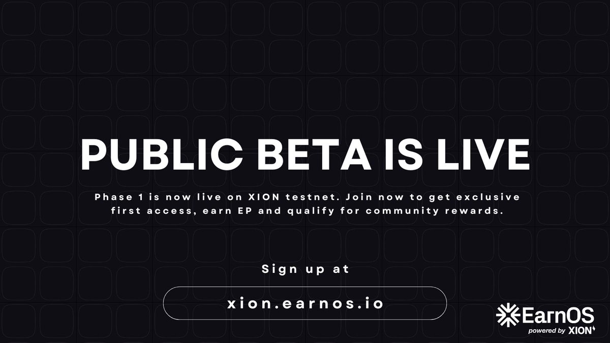 Introducing the EarnOS Public Beta!

Come explore the novel way we are disrupting the $1Trillion advertising market with brands such as <a href="/Uber/">Uber</a> and @Sunglasshut effortlessly acquiring, rewarding, and engaging global customers.

Only possible with <a href="/burnt_xion/">XION</a>'s Chain Abstraction 🔥