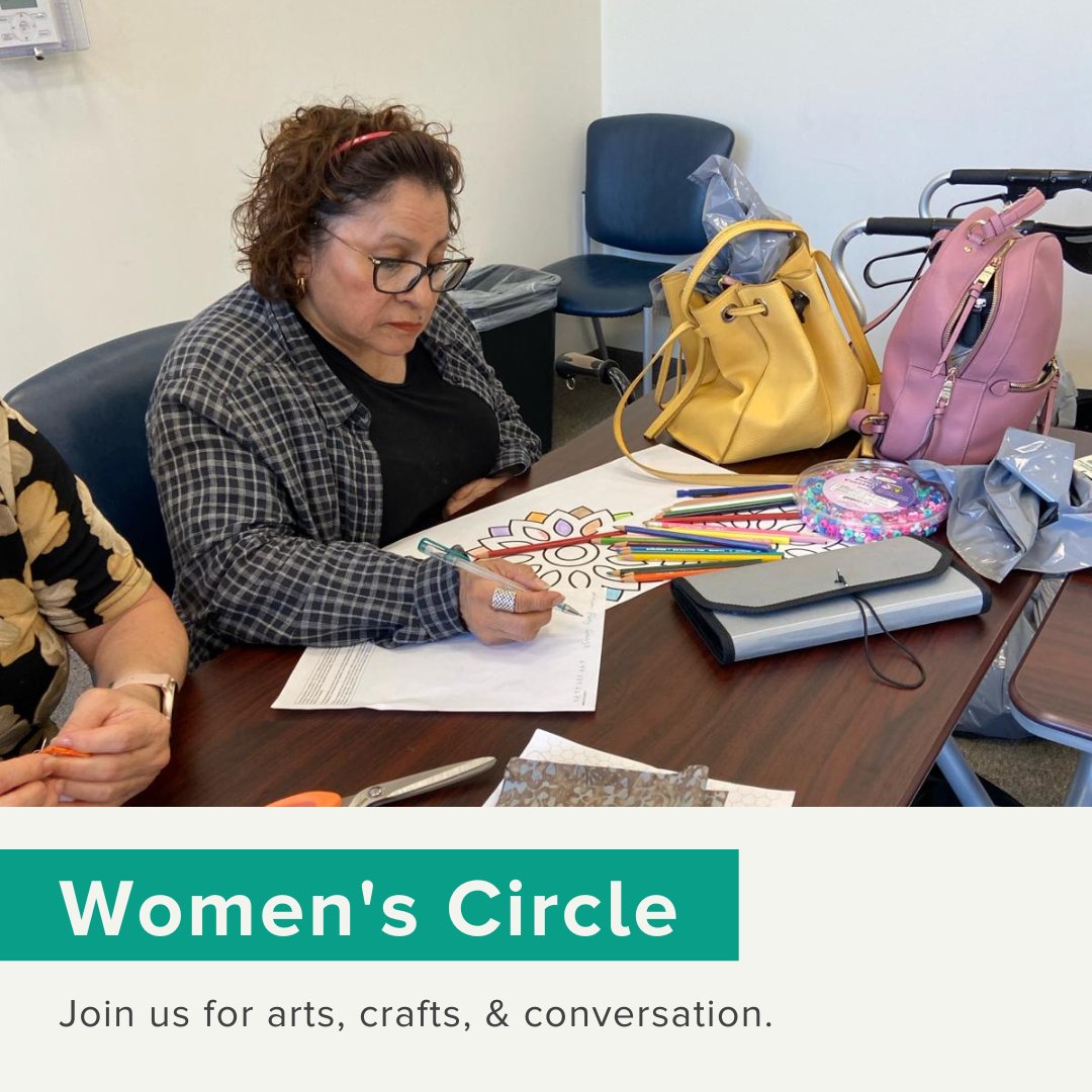 Join the women’s circle to make art, learn new crafts, have conversations, & make new friends!
📅Mondays ⏰11 am – 1 pm 🏣NYCH Central Program Office at 255 Ranee Ave. 
👉🏽ow.ly/vH9550Rt7ff
 #WomensCircle #ArtAndCrafts #CraftingCommunity #CardMakingWorkshop