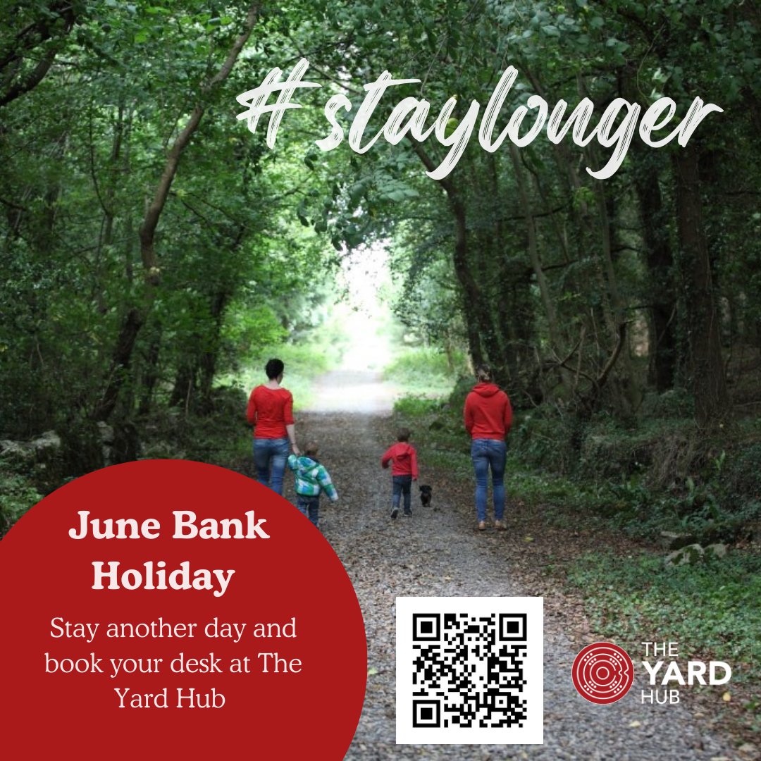 The Yard Hub (@theyardhub) on Twitter photo Plan to spend the June bank holiday exploring the hidden heartlands? Perhaps you will be attending <a href="/Goldsmithfest/">The Goldsmith Festival</a> or enjoying quality time with loved ones? Don’t let the end of the weekend signal the end of your fun. Book a space at <a href="/theyardhub/">The Yard Hub</a>, get your work done and #staylonger Plan to spend the June bank holiday exploring the hidden heartlands? Perhaps you will be attending <a href="/Goldsmithfest/">The Goldsmith Festival</a> or enjoying quality time with loved ones? Don’t let the end of the weekend signal the end of your fun. Book a space at <a href="/theyardhub/">The Yard Hub</a>, get your work done and #staylonger
