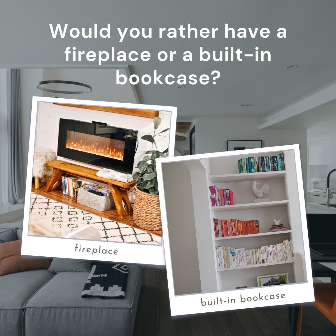 Team Fireplace or Team Bookcase
#themankegroup
#exprealty-MankeGroup