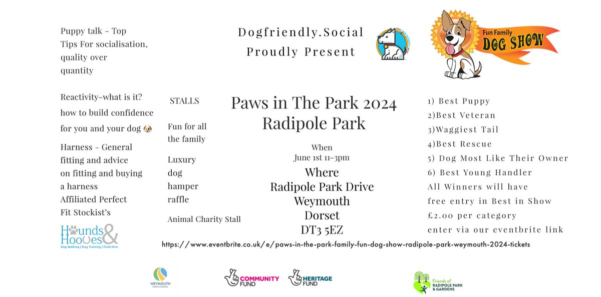 🐾🎉 Bring your furry friends and come meet other dog lovers for a fun-filled day in the park. Let's celebrate our four-legged companions together! 🐶❤️

Don't miss out on the pawsome activities and new fur-iends! See you there! 🐕🌳✨