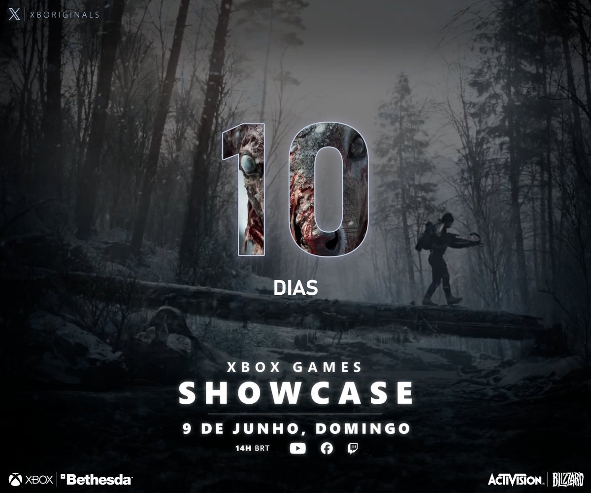 Só mais 10 dias. O Xbox Games Showcase tá chegando!