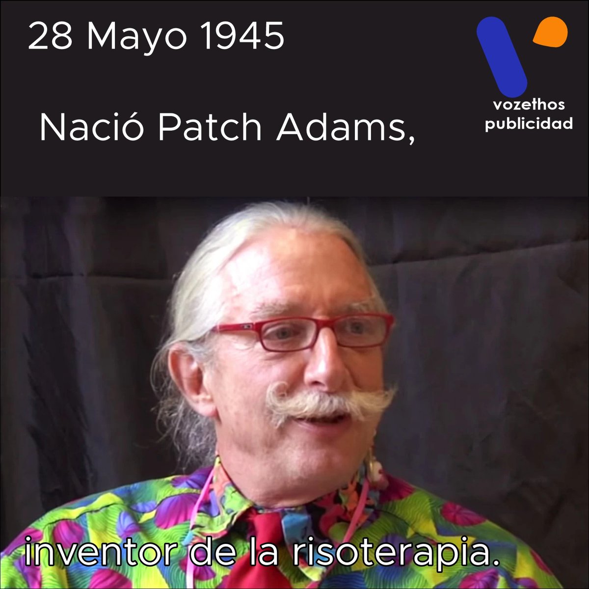 28 de mayo de 1945 nació Patch Adams inventor de la risoterapia. #medicine #patchadams  #risoterapia  #laughter #laughtertherapy #medicina #doctor  @vozethos