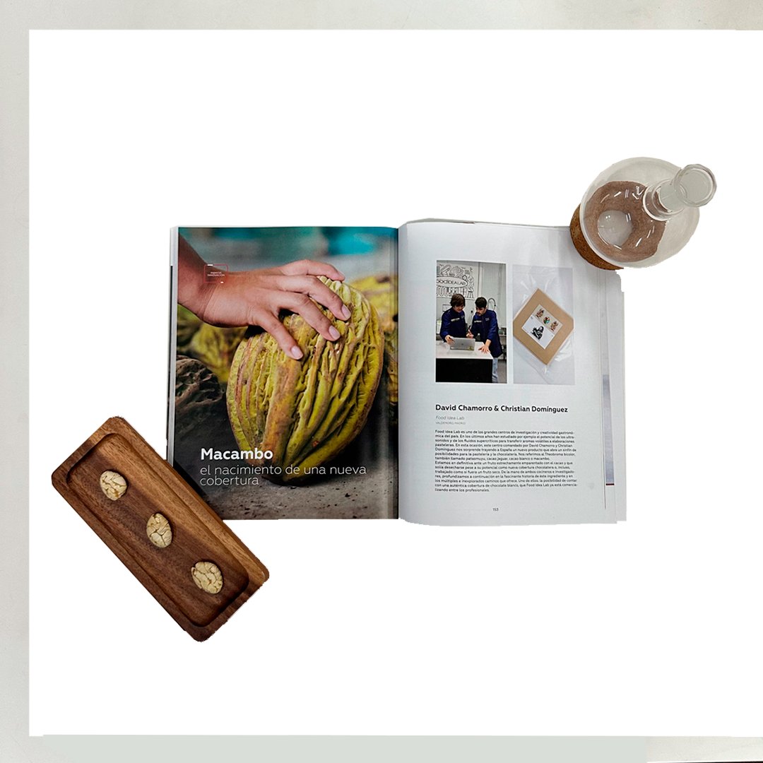 FoodIdeaLab_'s tweet image. Muchísimas gracias al equipo de @revistadulcypas por darnos la oportunidad de compartir un poquito más sobre nuestro desarrollo de la nueva cobertura de Macambo y sus aplicaciones en el mundo dulce. 🍫✨