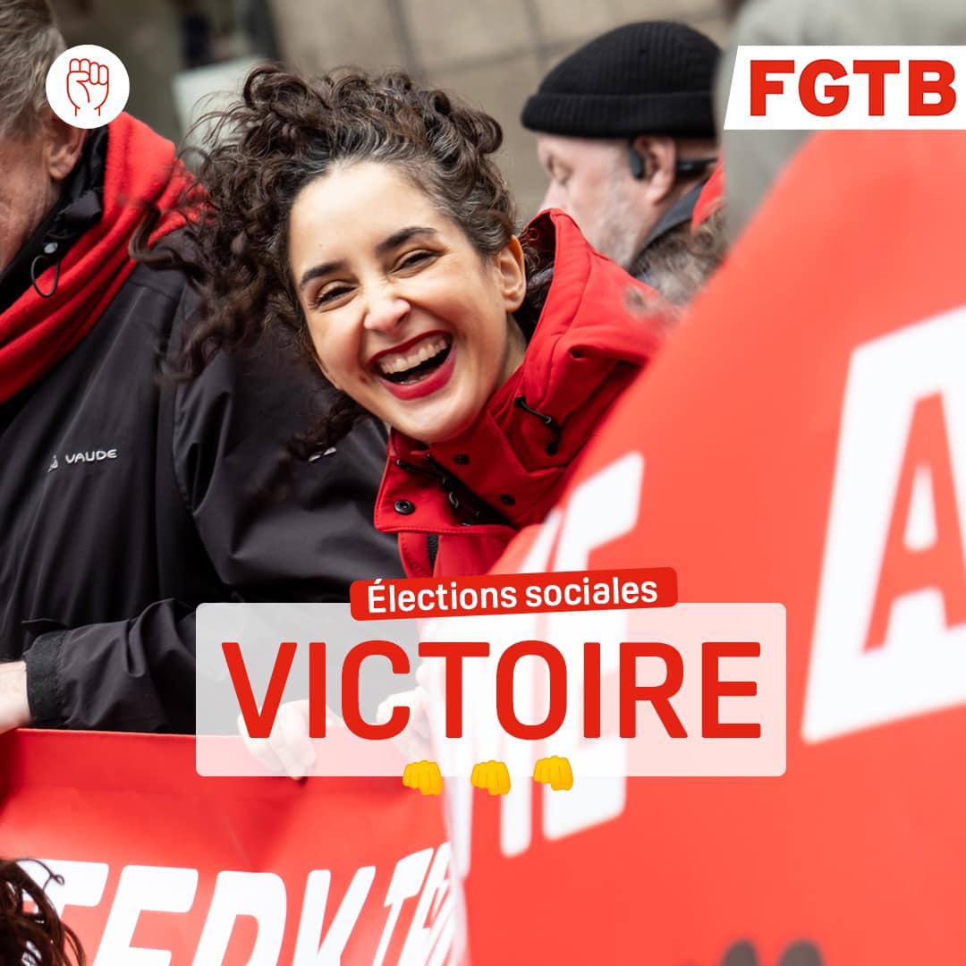 FGTB_CG's tweet photo. La #FGTB enregistre sa plus belle progression depuis 20 ans ! Merci à toutes celles et ceux qui ont contribué à cette victoire. Plus d’info concernant les résultats des élections sociales : https://t.co/xn2JOaMGBf https://t.co/RluwdvAUyz