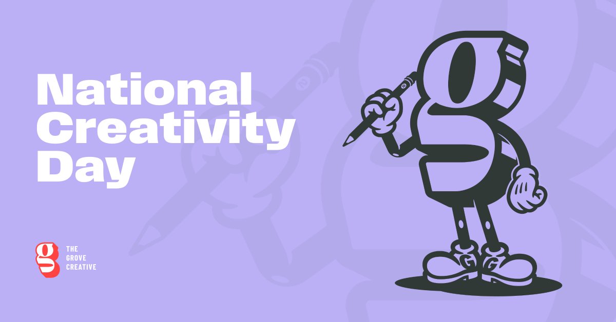 Without creativity the world would be a lot less innovative, and we'd be out of our jobs! So grab your pens, pencils, or crayons and let's get creative together. Happy National Creativity Day!