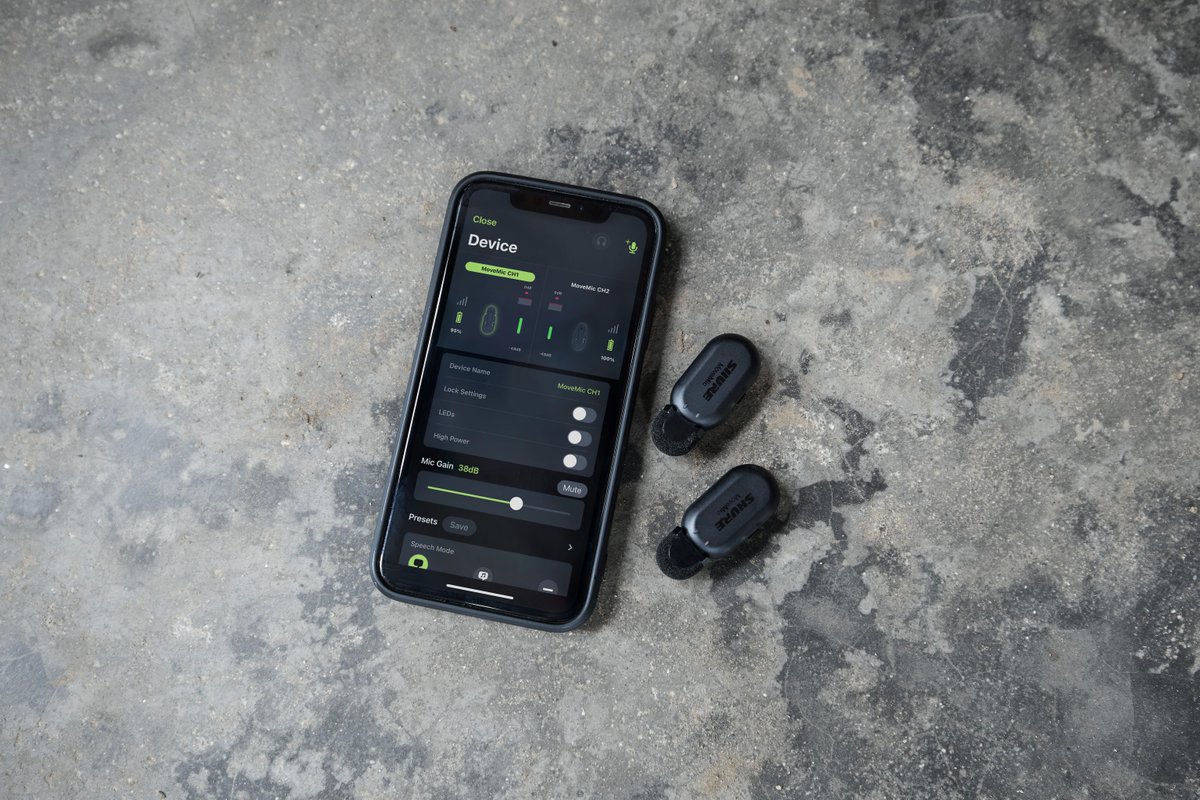 Portable and powerful, MoveMic provides up to 24 hours of superb audio recording. Whether you're a mobile creator, podcaster or videographer, these Bluetooth mics deliver two channels of high-quality wireless. Check them out: shu.re/3yD1WIL #Shure #MoveMic