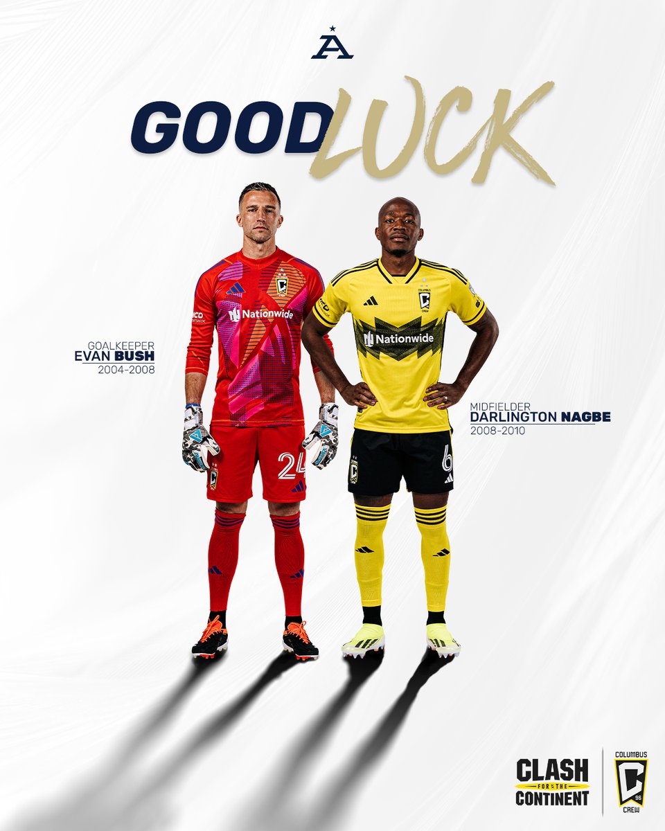 👋 Extending good luck to former @ZipsMSoc standouts @ebushel1 & @darlingtonnagbe as @ColumbusCrew prepares for the Concacaf Champions Cup Final versus Pachuca on Saturday (June 1) at Estadio Hidalgo in Pachuca, Mexico

#GoZips | @ZipsMSoc | It's the Clash For The Continent ⚔️