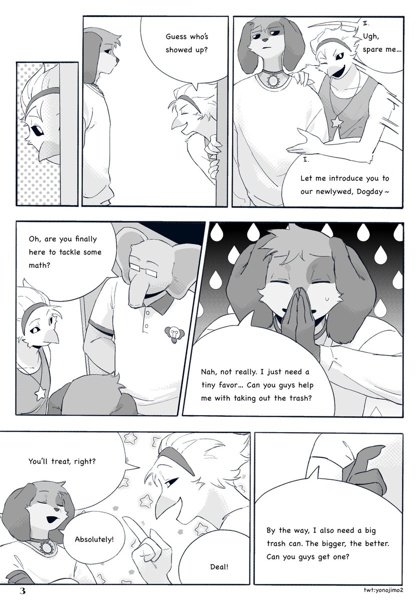 yonojimo2's tweet photo. After April Fools Day - page3~4
#PoppyPlaytime3
#kickinchicken #dogday
#bubbabubbaphant #catnap 
#SmilingCritters #SmilingCrittersAU https://t.co/TxWc7Zo25A